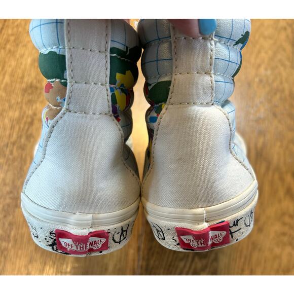 VANS Sk8-Hi SAVE OUR PLANET Continents Youth Sz 4.5 Women’s Sz 6 Hi-Top Sneakers - Picture 6 of 9